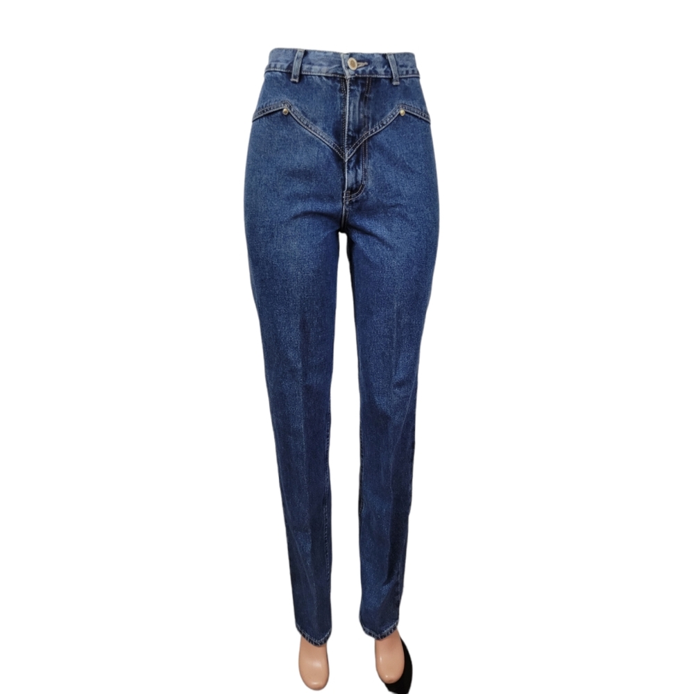 Vtg Lawman Size 5 High Waist Comfort Fit Mom Jeans 80’s 90’s Straight Leg